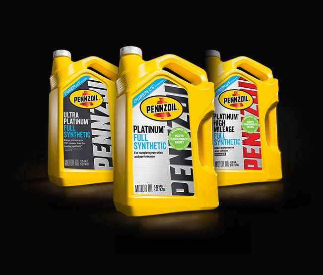 Pennzoil Ultra Platinum Pennzoil Platinum Pennzoil Platinum High Mileage Full Synthetic 5 QT Bottle